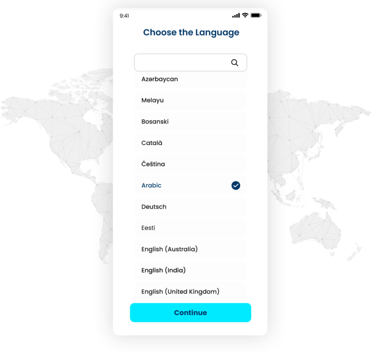 تواصل بكل اللغات والعملات